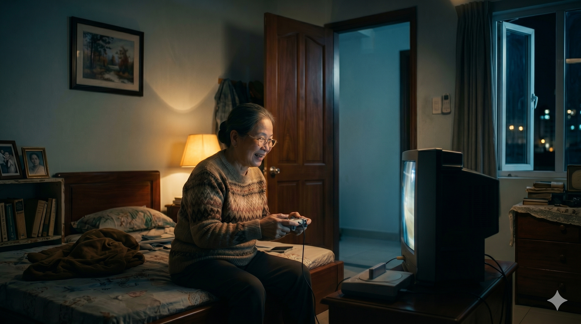 Bà cụ 91 tuổi bặt vô âm tín, cảnh sát cất công đến tận nhà gõ cửa thì bật cười: hóa ra cụ bà mải chơi điện tử - Ảnh 1.