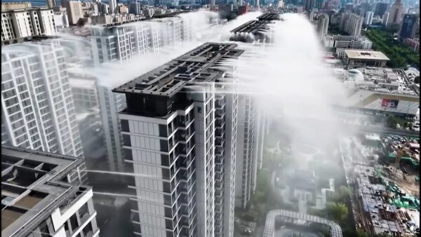 Trung Quốc tung tuyệt chiêu “mưa sân thượng” dập tắt nắng nóng: Giải pháp hạ nhiệt đô thị thông minh hay chỉ là chiêu trò tạo hiệu ứng?