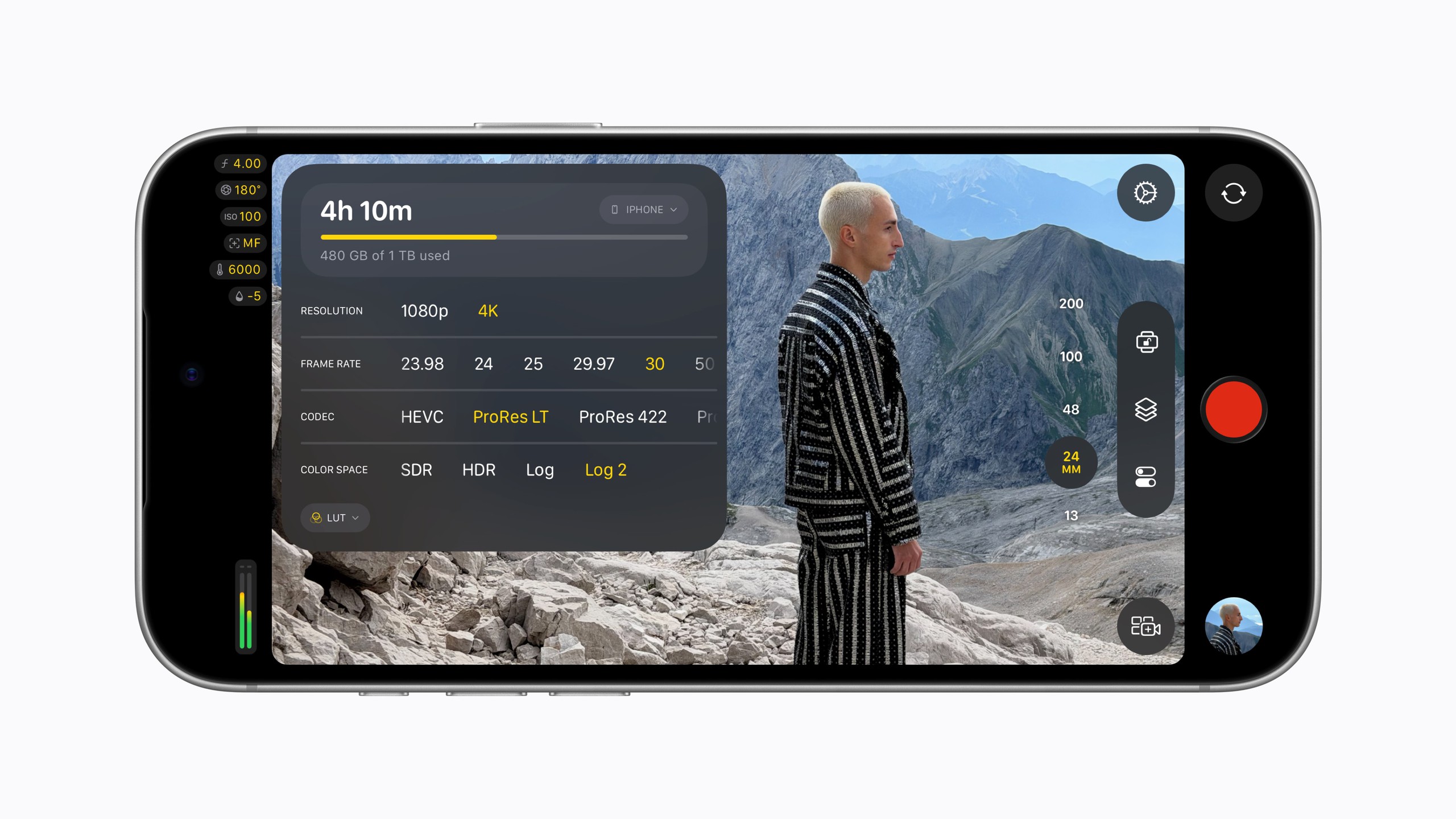 apple-final-cut-camera-format-settings-17907759727061347262103 Biến iPhone 18 Pro thành máy quay chuyên nghiệp: Final Cut Camera 2.4 ra mắt với khả năng tùy chỉnh khẩu độ và loạt công cụ "hạng nặng" từ iOS 27 - Ảnh 4.