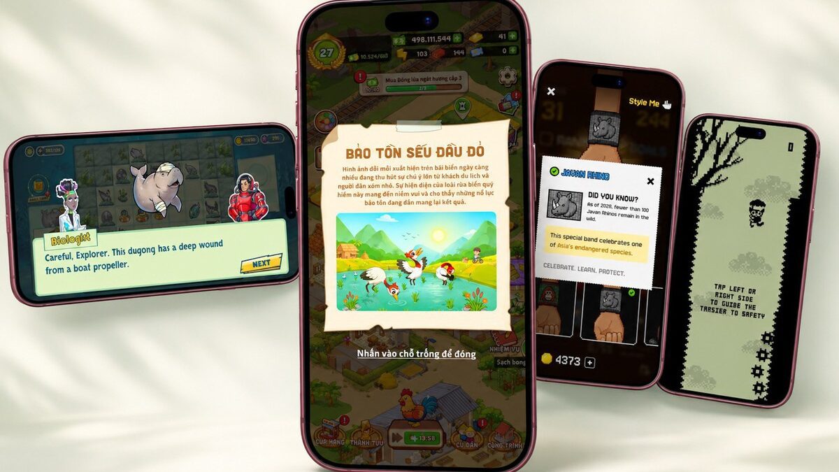 Thử ngay game Việt Xóm Nhỏ Tuổi Thơ và loạt game bảo tồn động vật hoang dã được Apple giới thiệu nhân Ngày Động vật Thế giới